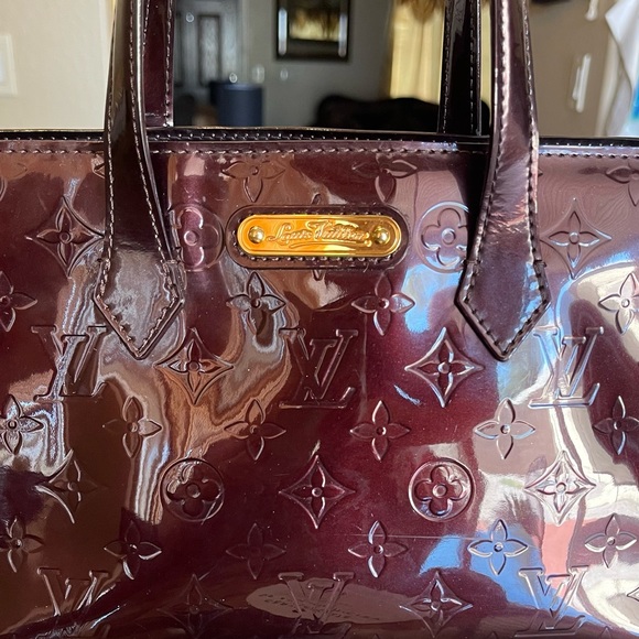 Authentic Louis Vuitton Vernis Leather Handbag Wilshire - Picture 13 of 16